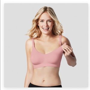 NEW Bravado Silk Seamless nursing bra sz M blush